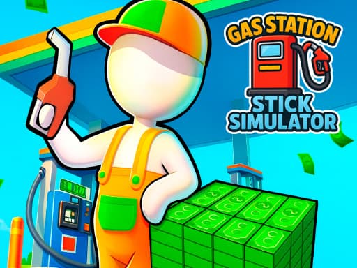 Gas Station - Stick Simulator game cover